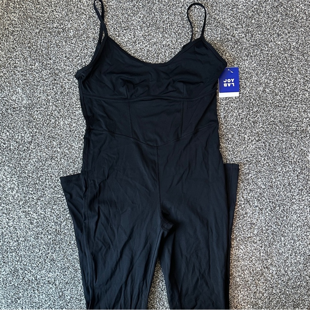 Black Sleeveless Full Length Jumpsuit